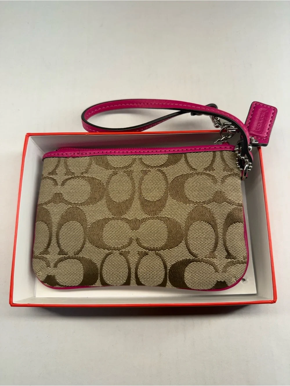 Coach wristlet signature